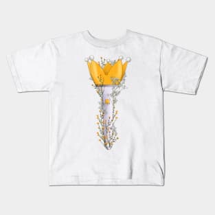 Big Bang Floral Lightstick kpop Kids T-Shirt